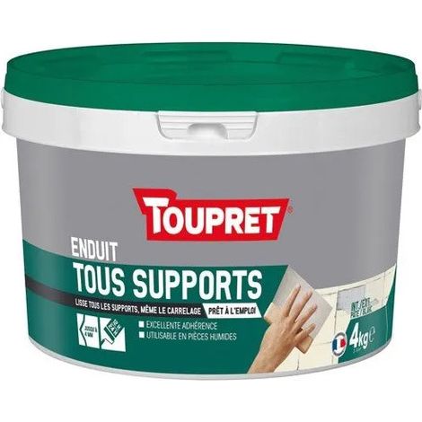 Toupret Gli Essenziali Intonaco per Tutti i Supporti Pasta 4kg - Toupret