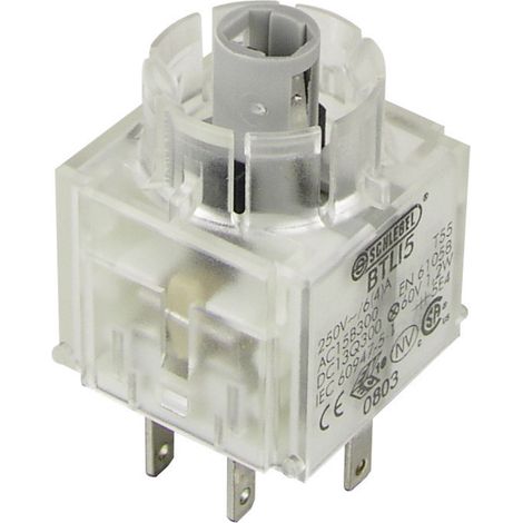 Schlegel BTLI5 Kontaktelement mit Lampenfassung 2 Schließer  tastend 250 V 1 St. (1/2)