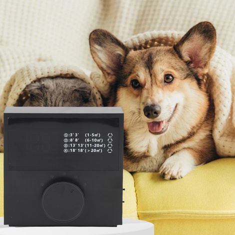 Purificador de aire portátil – Función de carga USB y montaje en pared/mesa – Para el hogar, la oficina y las mascotas (1/5)