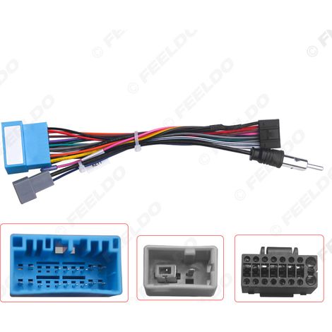 Câble de modification d'alimentation sans perte, compatible avec la Honda Fit S1, pour systèmes de navigation Android.