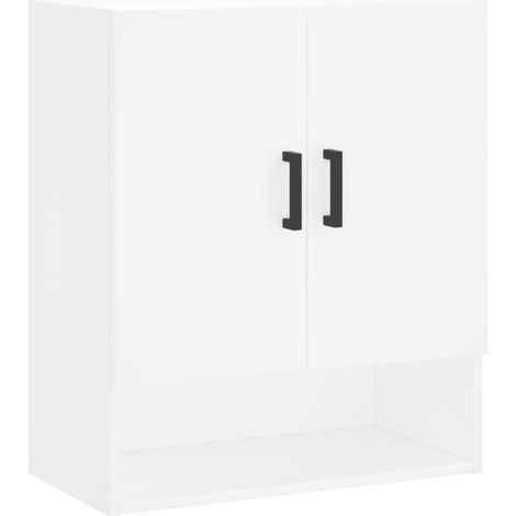 Maison Exclusive - Armadietto a Muro Bianco 60x31x70 cm in Legno Multistrato