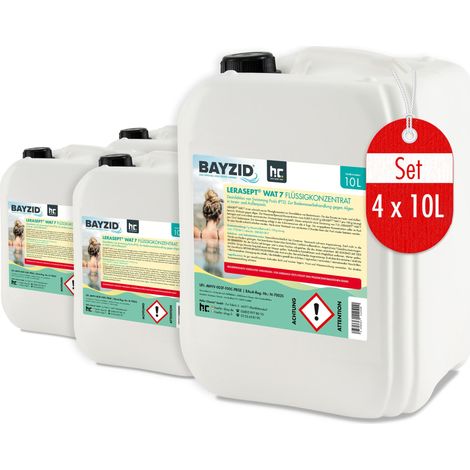 4x 10 L Lerasept® WAT 7 Aktivsauerstoff
