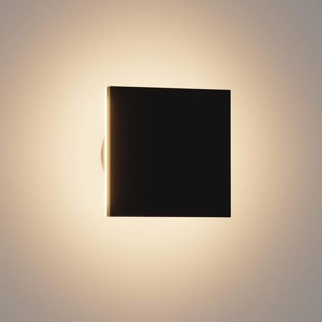 Applique da esterno a LED, lampada moderna per portico, lampada per cortile, applique da parete in alluminio impermeabile, per interni/esterni, luce bianca calda 3000K (1/4)