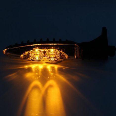 Lampe de clignotant de clignotant de clignotant de LED avant de moto pour BMW R1200GS ADV 2014-2017 (1/4)