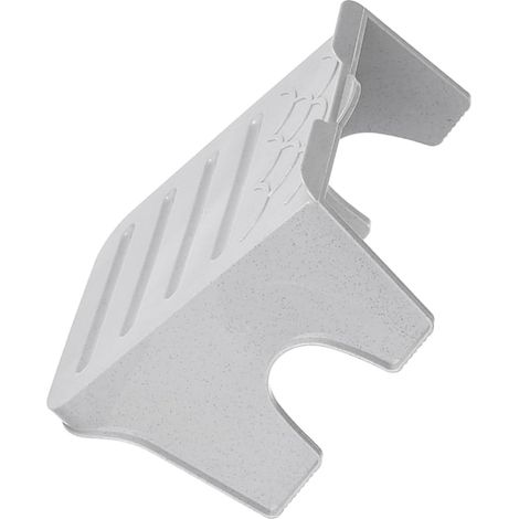 Étagère à chaussures simple en plastique avec design incliné