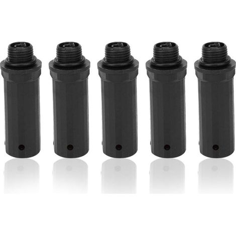 5 Pcs Tige de reniflard de compresseur d'air, 15.5mm Ingénierie plastique respirer buse valve bouchon de ventilation compresseur d'air pompe accessoires (1/5)