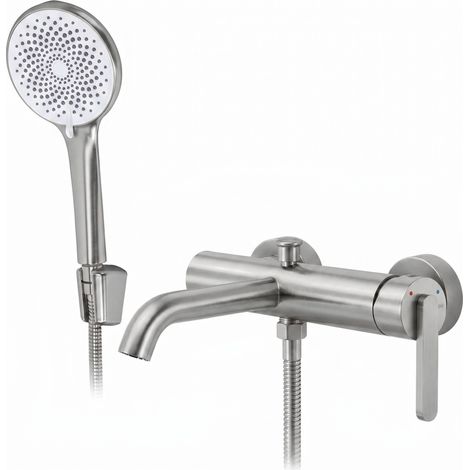 Bath Faucet Rea Ontario Side Brush Steel (1/5)