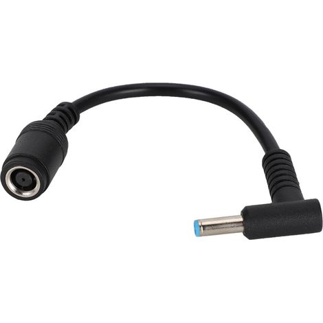 Adaptador de corriente para portátil, con protección contra cortocircuitos que garantiza una transmisión de corriente fluida, adaptador azul de 7,4 x 5,0 mm hembra a 4,5 x 3,0 mm macho, cargador de ba