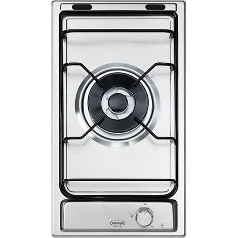Table de cuisson à gaz De Longhi I 13D Domino 30 cm en acier inoxydable