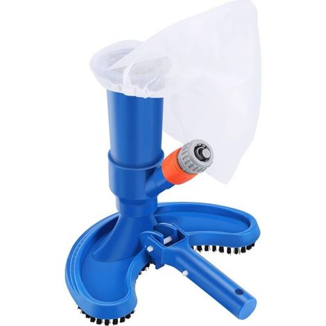 Aspirateur de Piscine Portable Aspirateur Piscine Hors Sol Aspirateur Nettoyeur à Jet de Piscine avec Sac en Filet à Cordon Outil de Nettoyage de Piscine (1/4)