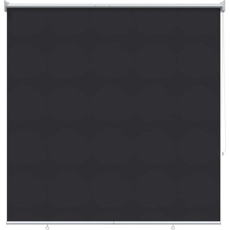Store enrouleur extérieur avec protection UV, gris anthracite, 120 x 140 cm (1/5)