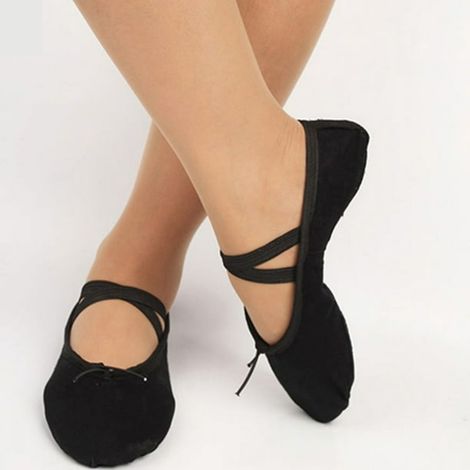 Chaussons de danse classique souples pour enfants et adultes, pointes, gymnastique, chaussons pour femmes, ballet, yoga et gymnastique, semelle fendue, chaussons pour adultes (1/5)