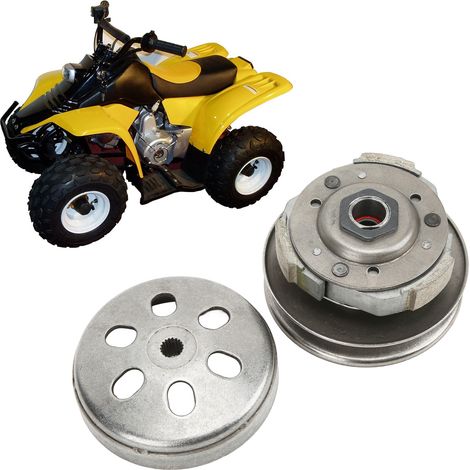 Ensemble d'embrayage arrière à 19 cannelures pour scooter, quad et karting GY6 150 cm³ (1/5)