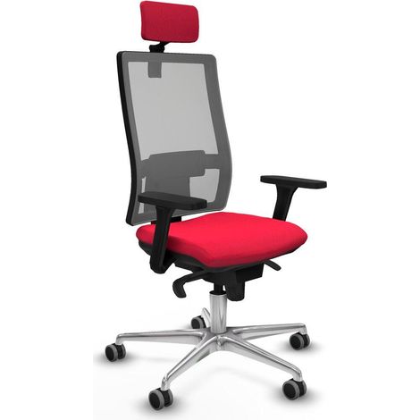 Piqueras y Crespo Chaise Ergonomique Rouge Bureau