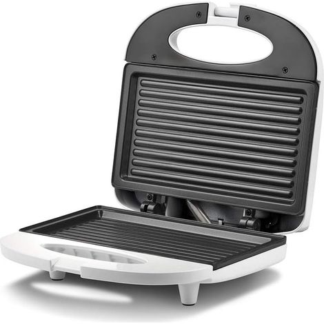 TrAdE Shop Traesio - Piastra Elettrica Tostiera Per Toast 750 Watt Con Piastre Grill Antiaderenti - (1/2)