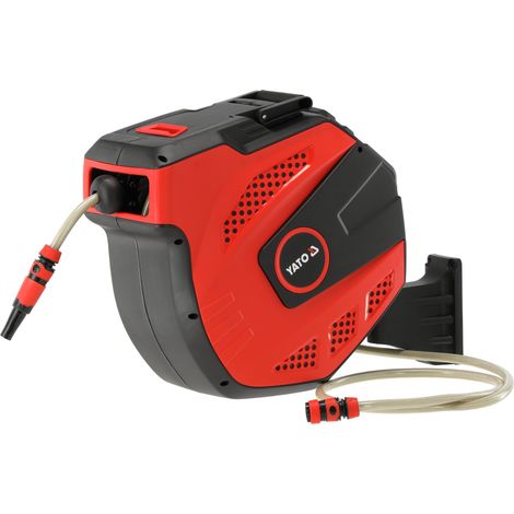 Automatischer Gartenschlauch 35 m mit Wandaufroller (1/5)