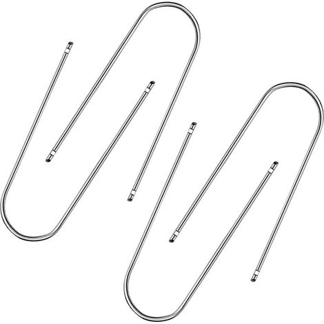 Lot de 4 outils de démontage d'autoradio en acier inoxydable pour le démontage de la plupart des CD et convertisseur de fréquence audio (en forme de U) (1/5)