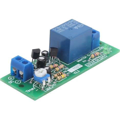 Zeitrelaismodul mit Verzögerungsschalter für hochpräzise elektronische Geräte QF1023-A-10M 0-10 Minuten DC12V (1/5)