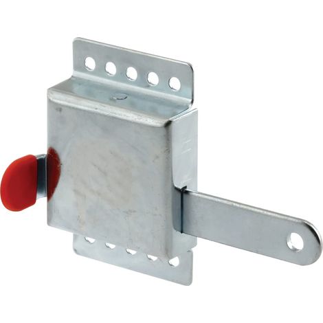 Verrou de porte de garage intérieur – Boîtier galvanisé robuste, s'adapte à une protection supplémentaire comme verrou de sécurité - 2,2 x 0,3 cm, acier, 2,2 cm (1/5)