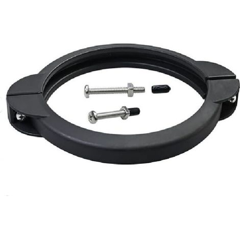 Collier de serrage de piscine de rechange 80110-2 avec vis, compatible avec les pompes à filtre à sable Intex de 12 et 14 pouces (débit : 2 100 et 2 800 gal/h) pour piscines hors sol (1/4)