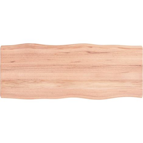 Plateau De Table Dessus de table Moderne bois chêne massif traité bordure assortie 43100 (1/4)