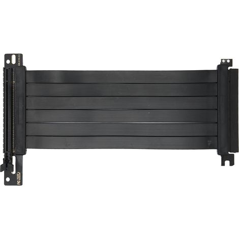 Câble d'extension PCI Express 3.0, support X16 X8 X4 X1, longueur 20 cm, angle droit (90°), pour cartes graphiques PC. (1/5)