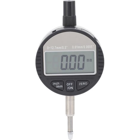 Micromètre numérique de haute précision, indicateur de test électronique numérique avec une précision de 0,01 mm et une plage de mesure de 0 à 12,7 mm. (1/5)