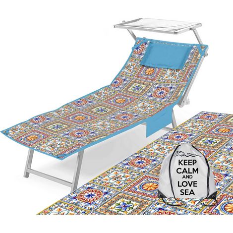 TELO Mare LETTINO TEDDY Maiolica In microfibra CON TASCHE MISURA cm. 80 X 190 (1/4)