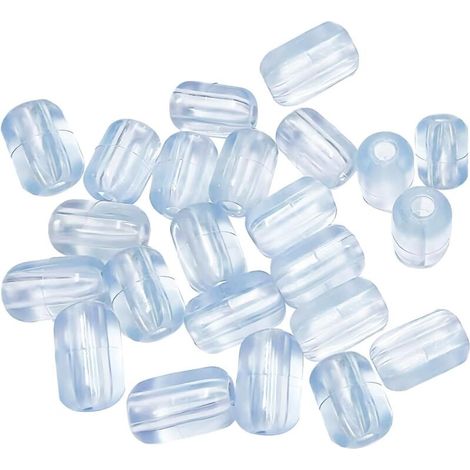 Piedini di supporto per lavello da cucina – Confezione da 20 tappi protettivi in plastica, diametro interno 4,5 mm / diametro esterno 13 mm