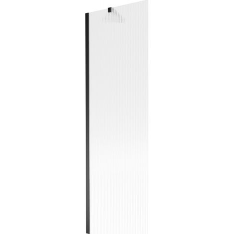 Mexen Next pare-douche 1-volet 60 x 150 cm, rayures, noir - 895-060-000-00-09-70 (1/5)