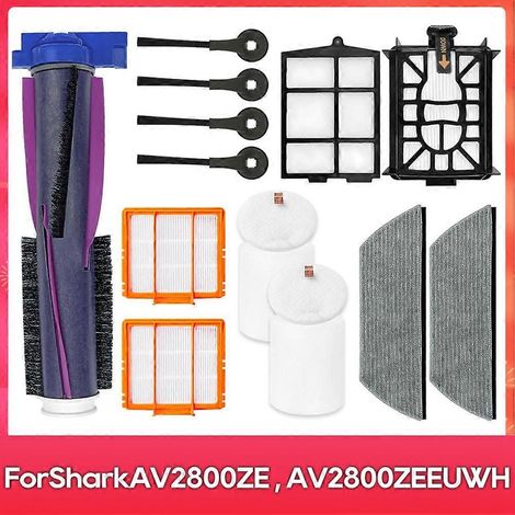 Zubehör und Ersatzteile für die Staubsauger Shark PowerDetect AV2800ZE, AV2800ZEEUWH, RV2800ZEEU, RV2820YE und RV2820ZE: Bürste und Filter. (1/5)