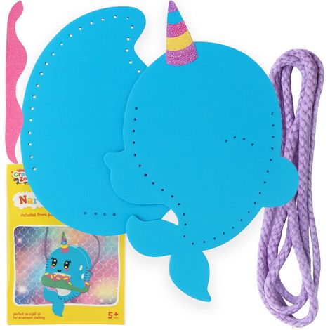 Set creativo di ritagli artistici per realizzare una borsa fai da te per ragazze