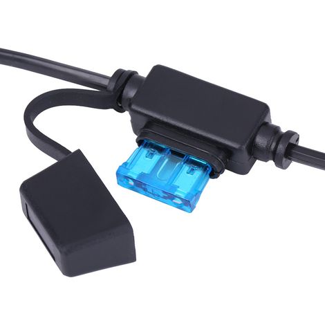 Universelles Motorrad-Ladegerät mit SAE-Anschluss und zwei USB-Anschlüssen, wasserdichtes GPS-Telefon-Adapterkabel-Set mit integrierter Sicherung (1/5)