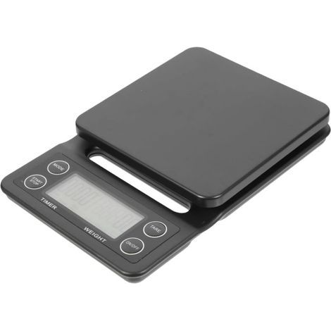 Electronic Kitchen Scale with Timer and Counter for Accurately Weighing Ingredients and Coffee Beans (5kg/0.1g Capacity) (1/5)
