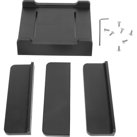 Support ordinateur portable vertical réglable double fente, gain de place pour Dell Lenovo jusqu'à 17,3 pouces (1/5)