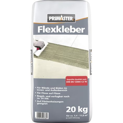 Primaster Flexkleber für Innen und Außen Wand und Boden flexibel