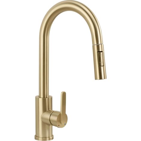 Grifo De Cocina Rea Ontario Brush Gold