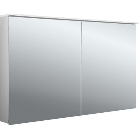 Armario con espejo iluminado emco flat 2 design LED con panel (1/5)