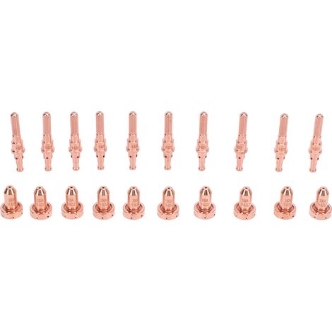 Kit de 10 boquillas 9-8212 y 10 electrodos de latón 9-8215 para antorcha de corte por plasma SL60/SL100. (1/5)
