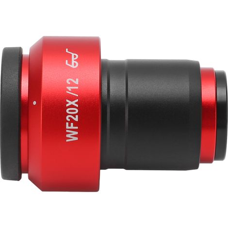 Oculaire de microscope 30mm réglable, lentille haute clarté et interface rouge pour observations précises (1/5)