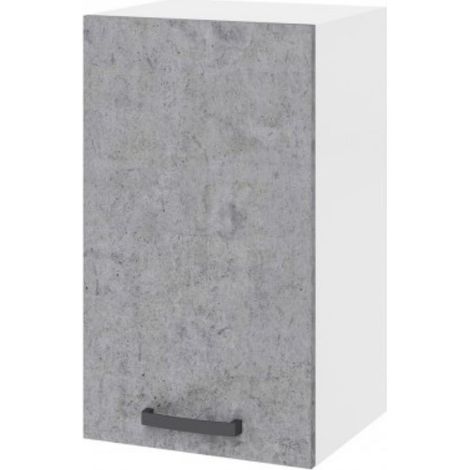 Pensile cucina con anta 30x32x72H colore cemento (1/2)
