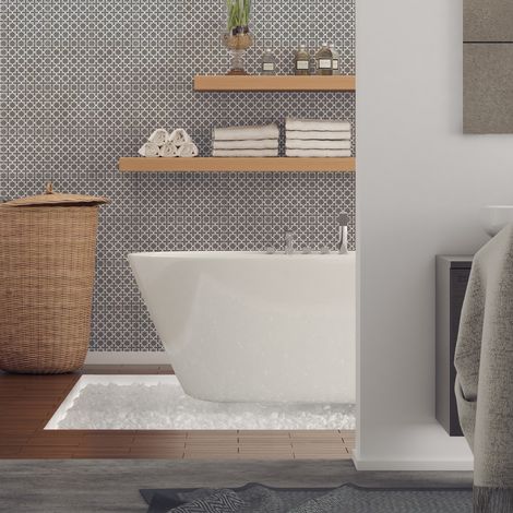 Sticker Mural Carrelage adhésif Cuisine Salle de Bain - 30 STICKERS CARRELAGES ORIENTAL KASSERINE - 30stickers10x10cm (1/5)