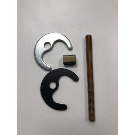 Paffoni – Kit de fixation mélangeurs ZFIS134 – Tête de robinet avec filetage plomberie – Installation fiable et durable – Compatible série Chef