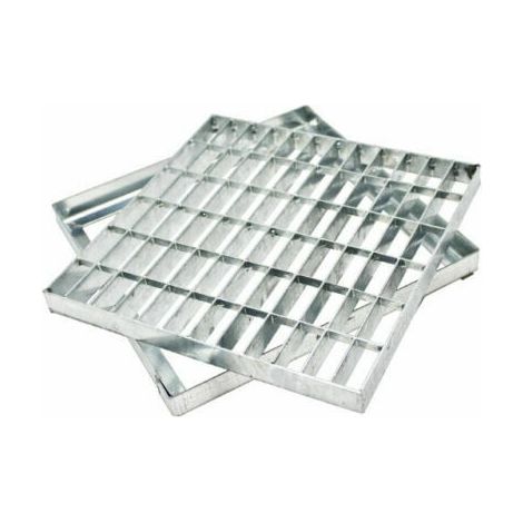 GRIGLIA ZINCATA CARRABILE CON TELAIO VARIE MISURE (22816V) CM 20X20 (37914)