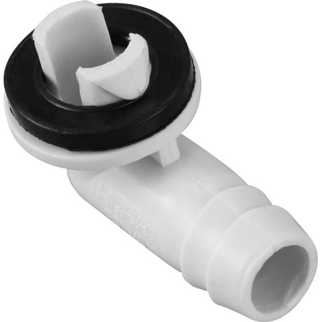 Conexión de manguera de drenaje de aire acondicionado, racor angular con goma para unidades split y unidades de aire acondicionado de ventana de 3/5" (15 mm) (1/5)