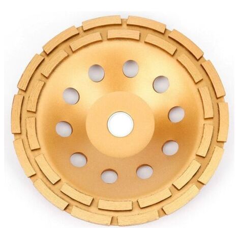Diamantschleifscheibe 230 x 22,2 mm – Turbo-Diamant-Topfschleifscheibe für Beton, Granit, Stein, Marmor, Mauerwerk, Ziegel, Putz und polierten Beton