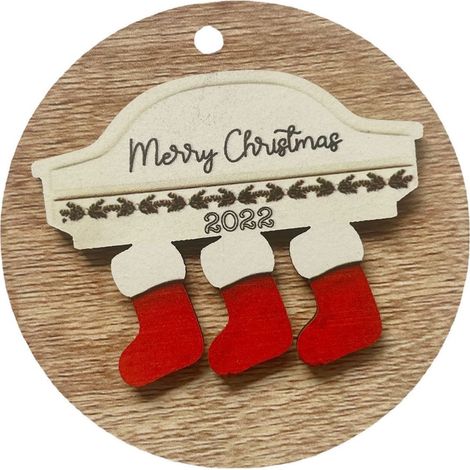 Guirlande De Noël - Avec Boules Colorées - Décoration Murale Ou Arbre De Noël - Pour Intérieur - 1 Pièce