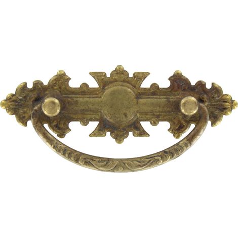 1BL BLISTER MANIGLIA ANTICATA 06305 MM.115X50 OTTONE ANTICO (1/2)