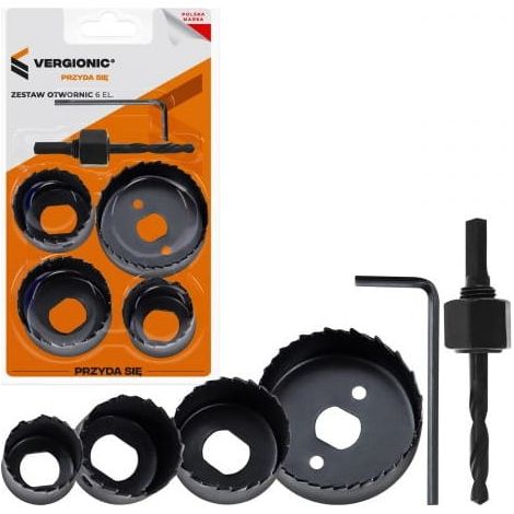 Set di seghe a tazza universali da 6 pezzi per legno, alluminio, acciaio (1/5)