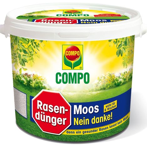 COMPO Rasendünger Moos - Nein danke 4 kg für ca. 160 m²